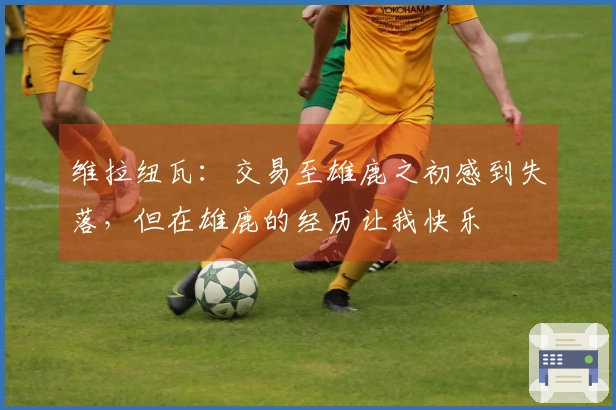 维拉纽瓦：交易至雄鹿之初感到失落，但在雄鹿的经历让我快乐